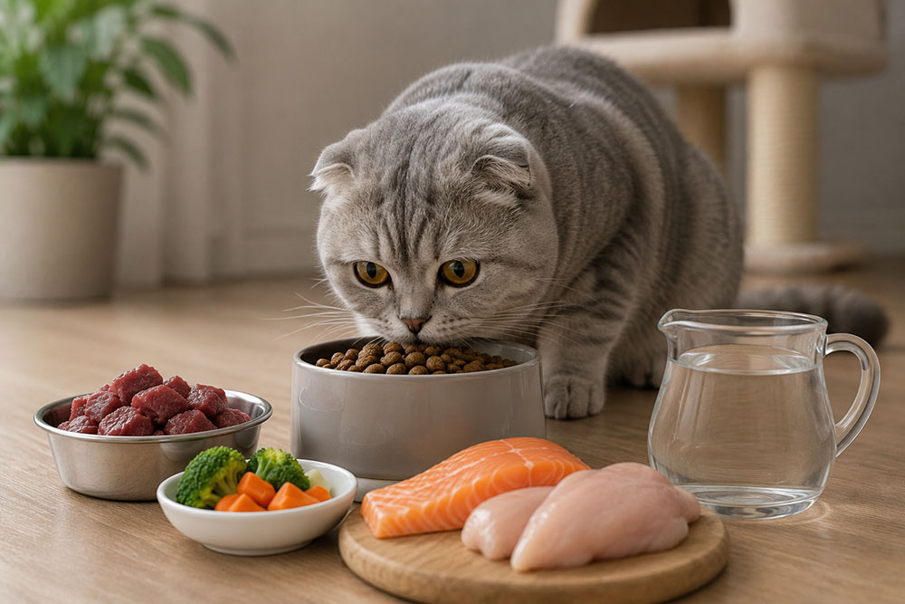 Чем кормить шотландскую вислоухую кошку