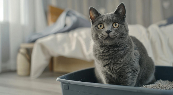 Кот орет перед походом в туалет по большому